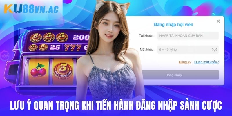 Đăng Nhập Ku88 - Trải Nghiệm Giải Trí Linh Hoạt 2025 4 Lưu ý quan trọng cần nắm khi tiến hành đăng nhập Ku88